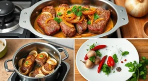 Como Fazer Bife Suculento Acebolado