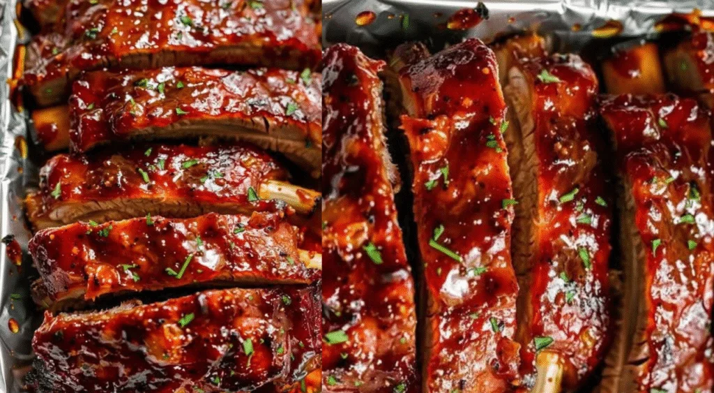Costelinha de Porco ao Molho Barbecue