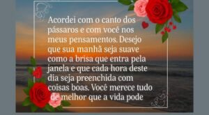 Mensagem de Bom Dia para Hoje