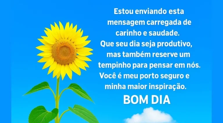 Mensagem de Bom Dia para WhatsApp