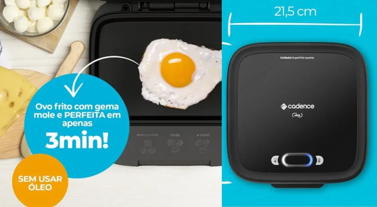 Sanduicheira elétrica cadence é boa vale a pena