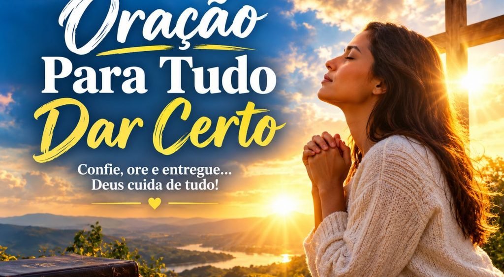 oração para tudo dar certo